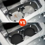 2pcs 자동차 자동 컵 홀더 안티 슬립 삽입 컵 받침 부드러운 실리콘 패드 인테리어 액세서리 유니버설 대부분의 컵에 적합 7cm ﻿ - 이미지 6