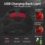 PJT 태양 고글 바이저와 새로운 LED 자전거 헬멧 충전식 LED 남자 자전거 헬멧 선글라스 쉴드 도로 MTB 사이클링 헬멧 - 이미지 4