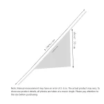 레이스 꽃 우아한 기질 레이스 여성 꽃 흰색 달콤한 삼각형 스카프 얇은 통기성 리본 예술적 스타일 여행 사진 - 이미지 5