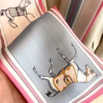 2024 럭셔리 디자인 인쇄 스키니 리본 실크 스카프 여성용 Neckerchief Hairband Foulard 여성 소프트 새틴 핸드 백 넥타이 - 이미지 6