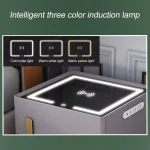 가족 다기능 침대 옆 테이블 안전 통합 침실 캐비닛 작은 간단한 침대 옆 테이블 홈 침대 옆 서랍 캐비닛 - 이미지 5