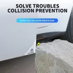 폭스 바겐 폭스 바겐 GTl R 골프 7 Rline 폴로 Tiguan Passat Jetta Lavida에 대 한 2pcs 자동차 도어 코너 투명 보호 스티커 - 이미지 3