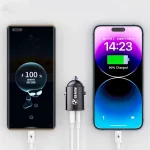 100W 차량용 충전기 라이터 PD 고속 충전 미니 차량용 휴대폰 충전기 (BMW E46 E39 E90 E60 E36 F30 E34 X5 E53 E30 E87 M3 M4 M5 X6 용) - 이미지 4