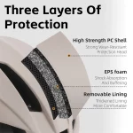 WEST BIKING 초경량 사이클링 헬멧 통합 성형 남성 여성 자전거 헬멧 조정 가능한 MTB 도로 자전거 안전 캡 스포츠 기어 - 이미지 3