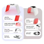 나노 스프레이 미용실 가정용 얼굴 바디 LED 마스크 PDT 기계 피부 수분 공급 스파 스킨 케어와 7 가지 색상 LED 광자 기계 - 이미지 2