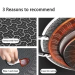 Naturehike 316 스테인레스 스틸 조각 캠핑 그릴 팬 비 스틱 코팅 벌집 조리기구 - 이미지 6