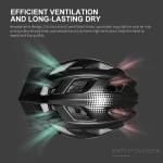 문로드 산악 자전거 헬멧, 성인 및 청소년을 위한 경량 MTB 사이클링, 조정 가능한 야외 레이싱, 자전거 헬멧 타기 - 이미지 5