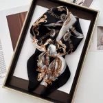 1PC 솔리드 컬러 스퀘어 스카프 여성 럭셔리 비치 스카프 패션 레이디 헤어 헤드 두건 랩 여성 Neckerchief Hijab Shawl - 이미지 2