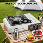 캠핑, 야외 바비큐, 가족 및 친구 모임 중 요리에 적합한 휴대용 굴뚝형 스토브, 다기능 - 이미지 2