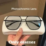남성 및 여성을 위한 사각형 편광 광변색 안경 금속 프레임 운전에 이상적 - 이미지 5
