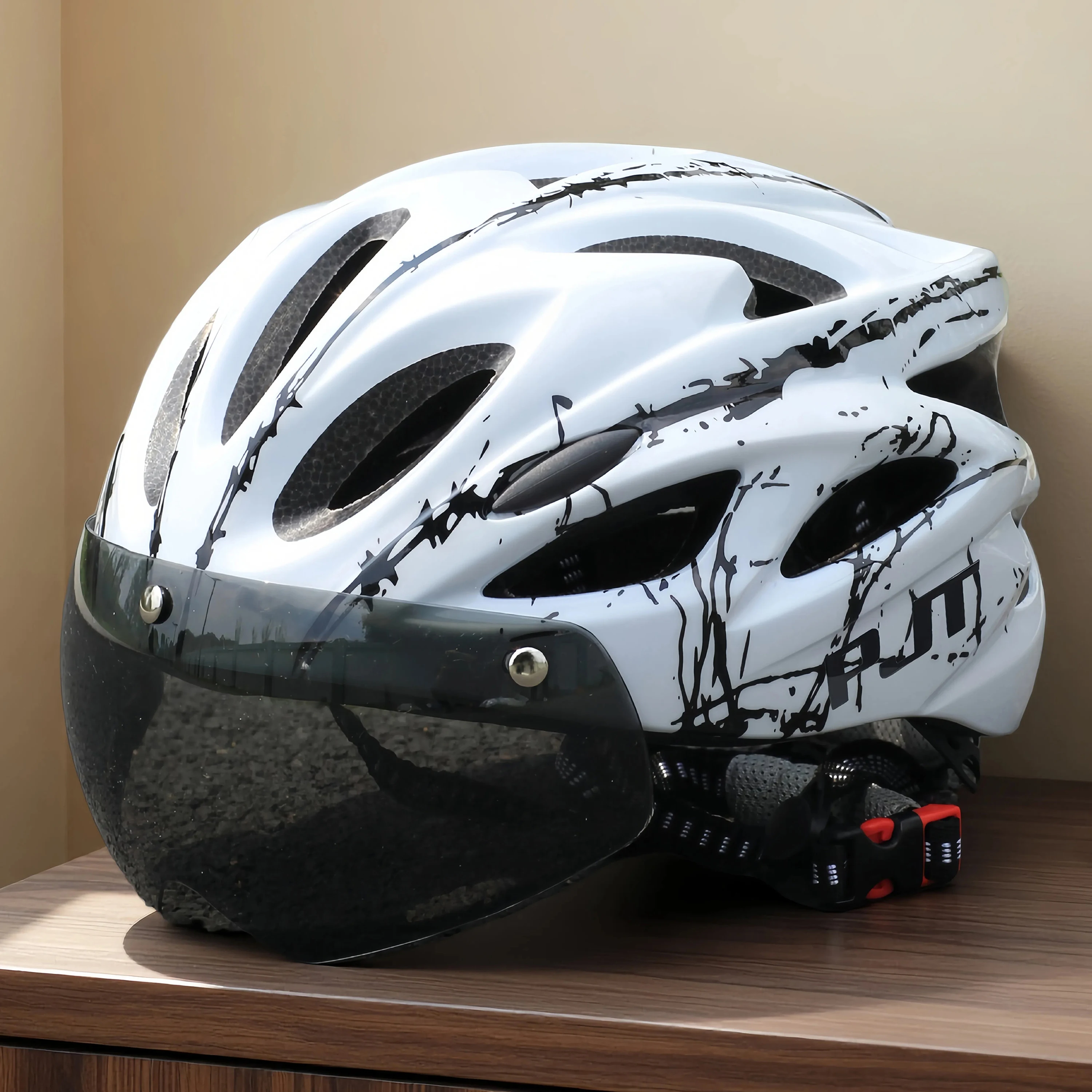 kf-Sc4acbe5a42924169b61ceee05acc3d68m PJT 초경량 자전거 헬멧 경량 PC 쉘 및 EPS 폼 구조 사이클링 헬멧 MTB 18 환기구 자전거 헬멧 - 이미지 1