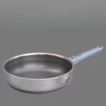 야외 304 스테인레스 스틸 비 스틱 팬 핸들 분리형 프라이팬 휴대용 접이식 캠핑 냄비 조리기구 식기 - 이미지 5