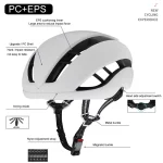 성인용 경량 조절식 자전거 헬멧 마그네틱 버클 클로저 성인용 자전거 액세서리 산악 자전거 PC 쉘 - 이미지 4