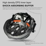 문로드 산악 자전거 헬멧, 성인 및 청소년을 위한 경량 MTB 사이클링, 조정 가능한 야외 레이싱, 자전거 헬멧 타기 - 이미지 3