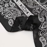 68*68cm 패션 페이즐리 인쇄 스카프 여성 헤어 스카프 실크 머리띠 두건 머리 스카프 여성 스퀘어 Hijab 스카프 여성용 - 이미지 5