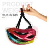 RNOX 여성 자전거 헬멧 사이클링 MTB 산악 도로 자전거 헬멧 일체형 충격 방지 남성 성인 사이클링 자전거 헬멧 - 이미지 2