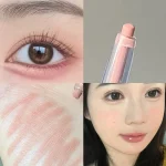 하이라이트 아이 섀도우 펜, 누에 잠복 실루엣, 아름다운 아이 섀도우, 과일 진주, 밝은 메이크업 도구, 파티 메이크업 선물, F G - 이미지 4