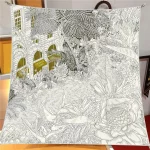 새로운 하와이 90*90CM 능 직물 스카프 Shawls 여름 패션 브랜드 비치 선 스크린 실크 스카프 인쇄 사각형 머리띠 Bandannas - 이미지 3