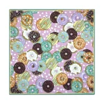 패션 새로운 디자인 레이디 아름다운 꽃 레트로 힙합 100% 코튼 두건 스퀘어 스카프 머리띠 페이즐리 여성/소녀를위한 선물 - 이미지 4