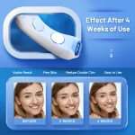 Ems 얼굴 마사지 V-페이스 이중 턱 감속기 얼굴 모양 얼굴 리프팅 기계 턱 슬리머 피부 강화 케어 미용 장치 - 이미지 3