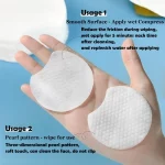 일회용 메이크업 코튼 패드 300/600/1200pcs 소프트 펄 노치 디자인 페이셜 클리닝 와이프 메이크업 리무버 뷰티 화장품 도구 - 이미지 5