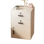 잠글 수 있는 침대 옆 보관 캐비닛, 현대식 서랍형 스탠드, 이동식 침실 정리함, 넓은 가정용 보관 장치 - 이미지 6