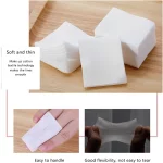 1200 개/가방 일회용 진주 패턴 메이크업 코튼 패드 소프트 페이셜 클리닝 도구 메이크업 리무버 물티슈 휴대용 미용 용품 - 이미지 3