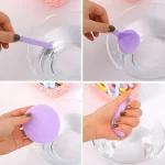 압축 페이스 워시 퍼프(보관함 포함) 메이크업 리무버용 페이셜 클렌징 스펀지 라운드 페이스 워시 스펀지 스킨케어 뷰티 도구 - 이미지 4