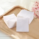 1200 개/가방 일회용 진주 패턴 메이크업 코튼 패드 소프트 페이셜 클리닝 도구 메이크업 리무버 물티슈 휴대용 미용 용품 - 이미지 4