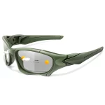 Photochromic 사이클링 선글라스 남자 야외 스포츠 전술 위장 고글 빈티지 운전 승마 낚시 방풍 - 이미지 6