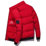 남성 캐주얼 방풍 방수 에이더 재킷 파카 남성 가을 겨울 신상 두꺼운 따뜻한 패션 파카 재킷 코트 - 이미지 3