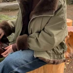 여성용 루즈핏 양면 착용 따뜻한 면 재킷 한국 스타일 시크한 가을 겨울 복고풍 다용도 코트 출퇴근 및 여행용