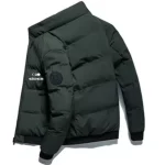 남성 캐주얼 방풍 방수 에이더 재킷 파카 남성 가을 겨울 신상 두꺼운 따뜻한 패션 파카 재킷 코트 - 이미지 4