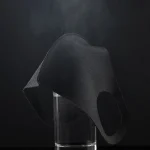 연예인 공항패션검정 마스크 폴리에스테르 - 이미지 3