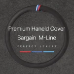 M라인 자동차 핸들커버 스웨이드 초극세사 - 이미지 2