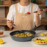 (1+1) 셰프쿡 티타늄코팅 인덕션 IH 후라이팬 궁중팬 (대한민국 제조) - 이미지 5