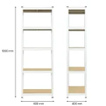 이지라이프 경량랙 조립식 앵글 선반 베란다 펜트리 창고 수납 철제선반 5단 600 - 이미지 5