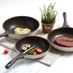 셰프라인 한국제조 1+1 인덕션 논스틱 가벼운 코팅팬 쵸코크림 IH 프라이팬 20/26 - 이미지 5