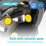 자전거 헬멧 Mtb 산악 자전거 헬멧 남성 여성 Casco Bicicleta Uomo Hombre Para Ciclismo Motociclista 블랙 사이클링 헬멧 - 이미지 3