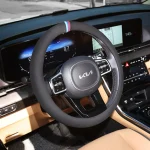 M라인 자동차 핸들커버 스웨이드 초극세사 - 이미지 4