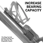 자갈 탈출을위한 자전거 프론트 포크 확장 보드 도로 자전거 사이클링 부품 액세서리 수하물화물 캐리어 랙 가방 홀더 - 이미지 5