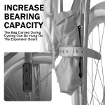 그래블 이스케이프 로드 바이크 사이클링 액세서리 러기지 카고 캐리어 랙 백 홀더 스탠드용 조절식 프론트 포크 확장 보드 - 이미지 3