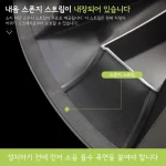 테슬라 Model Y 2020-2024 사이클론 20인치 휠 커버용 허브캡 디자인 4개 풀커버 허브캡 자동차 교체 액세서리 무광 블랙 - 이미지 6