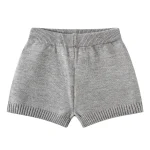 하이웨이스트 니트 반바지 여성용 루즈 와이드 레그 팬츠 가을 2025 신상 슬림핏 다용도 캐주얼 바지 여성용