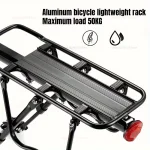 산악 자전거 뒷좌석 랙, 자전거 랙, 자전거 수하물 랙, 자전거 액세서리, 알루미늄 합금 퀵 릴리스 장치는 캠핑이나 여행 시 무거운 물건을 운반하는 데 사용되며 다양한 자전거에 적용할 수 있으며 내구성이 매우 높고 수명이 길다. - 이미지 3