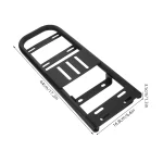 전기 자전거 리어랙 헤비듀티 철제 확장형 안정적인 탈부착식 화물 프레임 지지대 빠른 설치 여행용 리어 캐리어 - 이미지 4