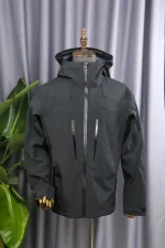 ARC SV 자수 새 로고 삼중 레이어 남녀 공용 캠핑 코트 야외 방수 방풍 하이킹 스키 재킷 유니섹스