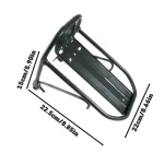 산악 자전거용 자전거 앞 화물 랙 바구니 브래킷 알루미늄 합금 앞 포크 화물 홀더 사이클링 자전거 장비 - 이미지 6