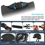 GUDOOK 성인용 자전거 헬멧(조명 포함) - 자전거 헬멧 남성 - 여성 - 스쿠터, 사이클링, 스케이트용 전면 및 후면 LED 조명 - 이미지 4