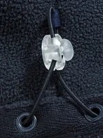 네이비 블루 플리스 집업 재킷 (노르웨이 국기 및 '아웃도어 노르웨이' 자수 포함) - 이미지 4